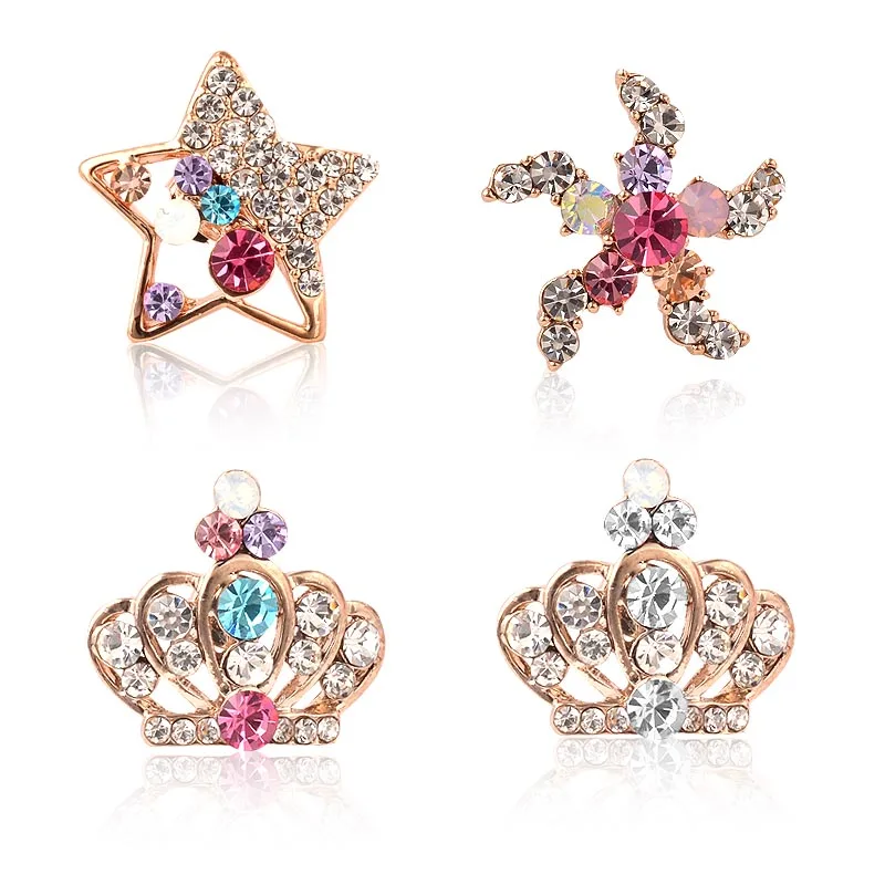 Hot Selling Small Mini Crystal Brooch Pin Star Crown Blouse Collar Clip Fashion Jewelry Factory Direct Sales 2018
Hot Selling Small Mini Crystal Brooch Pin Star Crown Blouse Collar Clip Fashion Jewelry Factory Direct Sales 2018