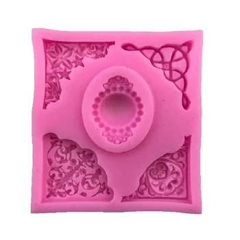 European Lace Embossed Silicone Mold DIY Fondant Cake Mold Fondant Chocolate Soap Mold Decorative Baking Tray
European Lace Embossed Silicone Mold DIY Fondant Cake Mold Fondant Chocolate Soap Mold Decorative Baking Tray
