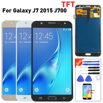 

For Samsung Galaxy J7 2015 LCD Screen J700 J700F J700H J700M LCD Display Touch Screen Digitizer Assembly with brightness adjust