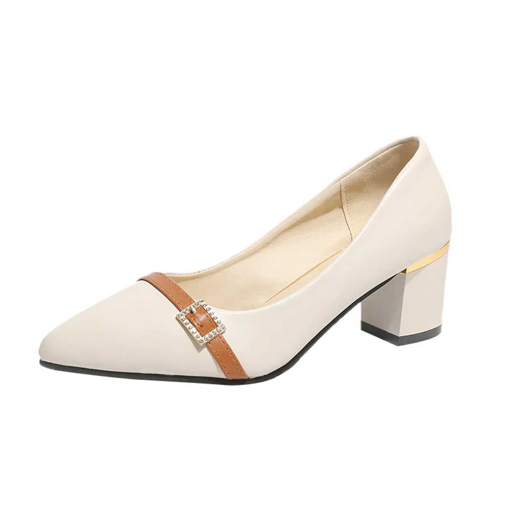 Women's Pumps Spring Summer Shoes Ladies Fashion Pointed Toe Square Heel Loafers Casual Single Shoes Wedding Sapato Feminino
Women's Pumps Spring Summer Shoes Ladies Fashion Pointed Toe Square Heel Loafers Casual Single Shoes Wedding Sapato Feminino
