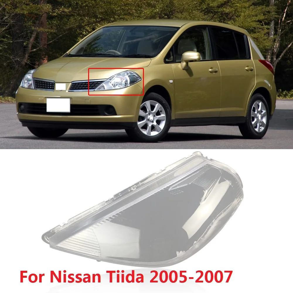 CAPQX 1PC For Nissan Tiida 2005 2006 2007 Front Headlamp Headlight Lamp cover Lampshade Waterproof Bright head light Shade Shell
CAPQX 1PC For Nissan Tiida 2005 2006 2007 Front Headlamp Headlight Lamp cover Lampshade Waterproof Bright head light Shade Shell