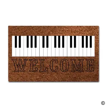 Funny Door Mat Piano Keyboard Welcome Doormat Outdoor Indoor Mat Non-woven Fabric Top Rubber Back 15.7x23.6 Inch
Funny Door Mat Piano Keyboard Welcome Doormat Outdoor Indoor Mat Non-woven Fabric Top Rubber Back 15.7x23.6 Inch