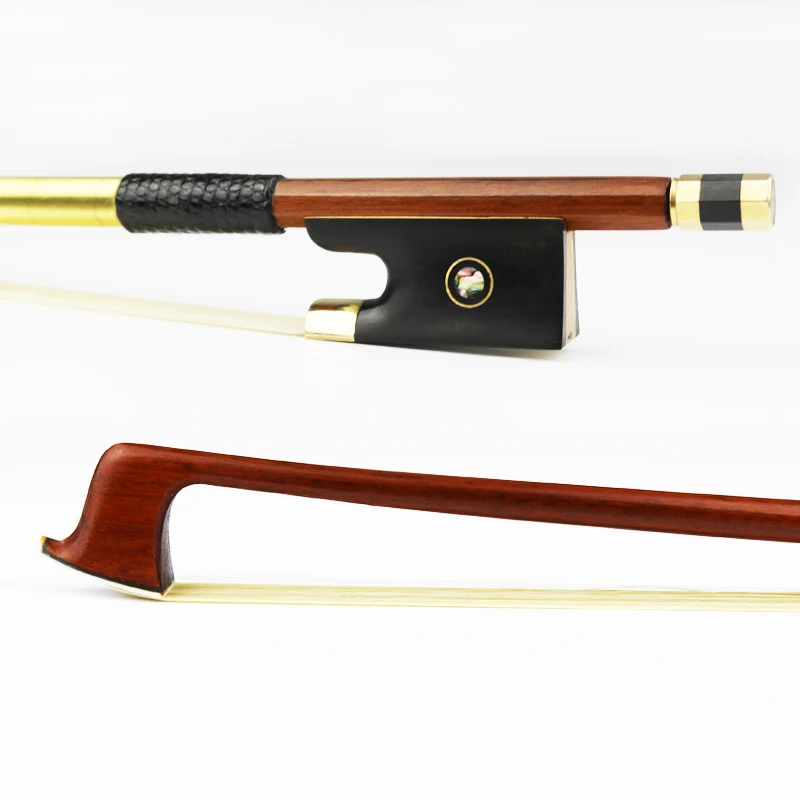Free Shipping 4/4 Size Pernambuco Violin Bow Round Stick Ebony Frog Natural Horsehair Brass Alloy Violin Parts Accessories
Free Shipping 4/4 Size Pernambuco Violin Bow Round Stick Ebony Frog Natural Horsehair Brass Alloy Violin Parts Accessories