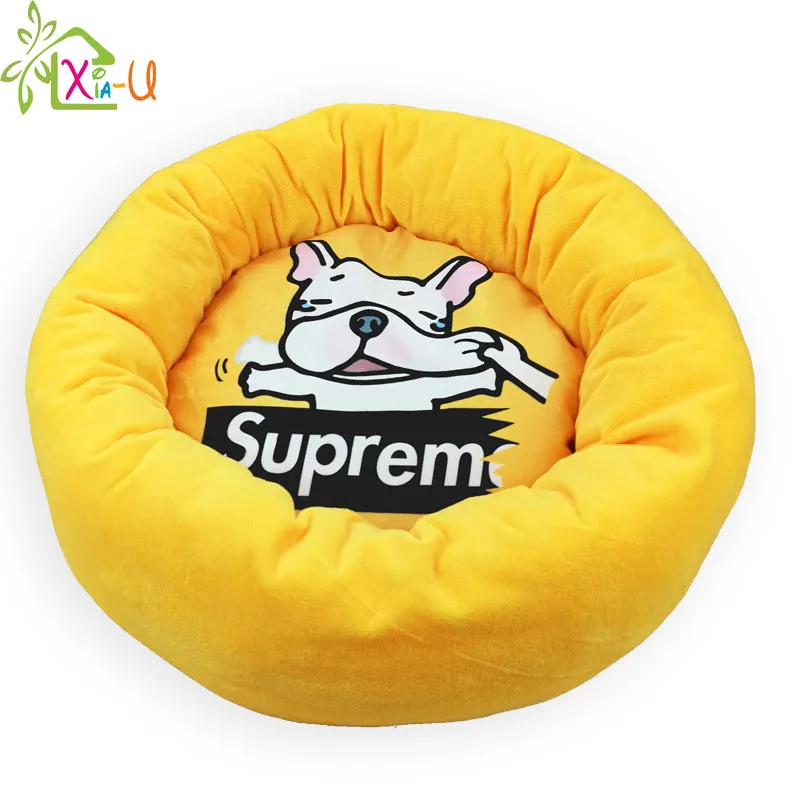 Cartoon Pet Bulldog Bed Soft Fleece Round Dog Beds Warm Puppy Sofa Cat Litter Couch Cushion Teddy Small Kennel Sleeping Bag
Cartoon Pet Bulldog Bed Soft Fleece Round Dog Beds Warm Puppy Sofa Cat Litter Couch Cushion Teddy Small Kennel Sleeping Bag