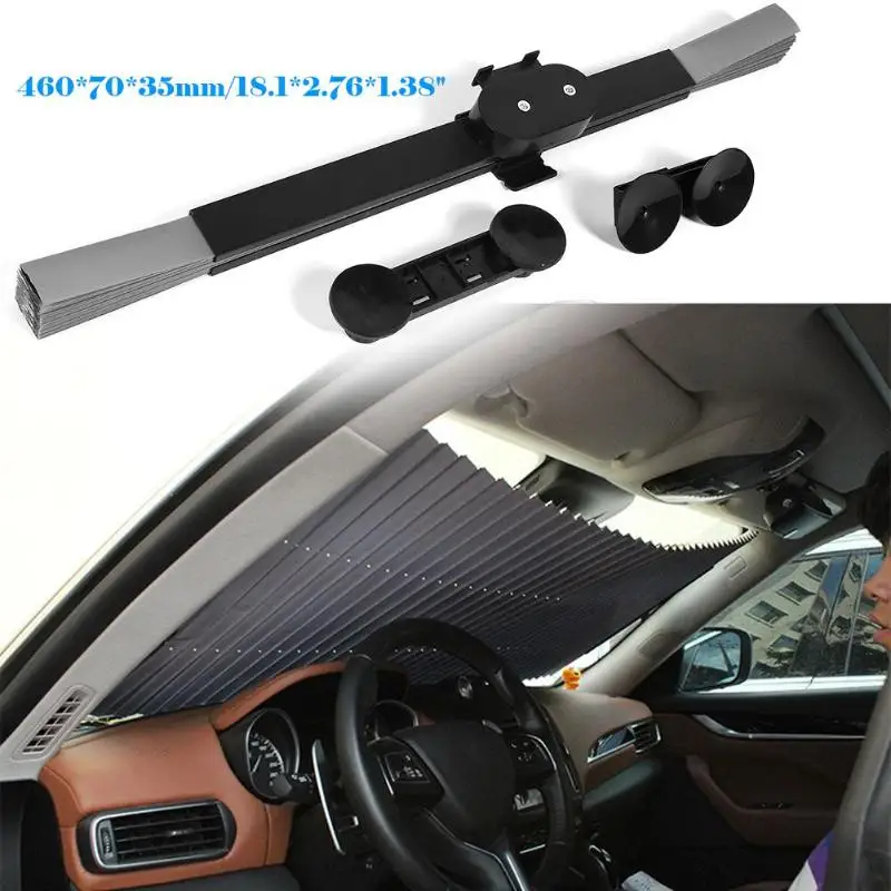 VODOOL Retractable Car Auto Windshield Sun Shade Window Sunshades UV Protection Sun Visor Curtain General Back-End 46cm
VODOOL Retractable Car Auto Windshield Sun Shade Window Sunshades UV Protection Sun Visor Curtain General Back-End 46cm
