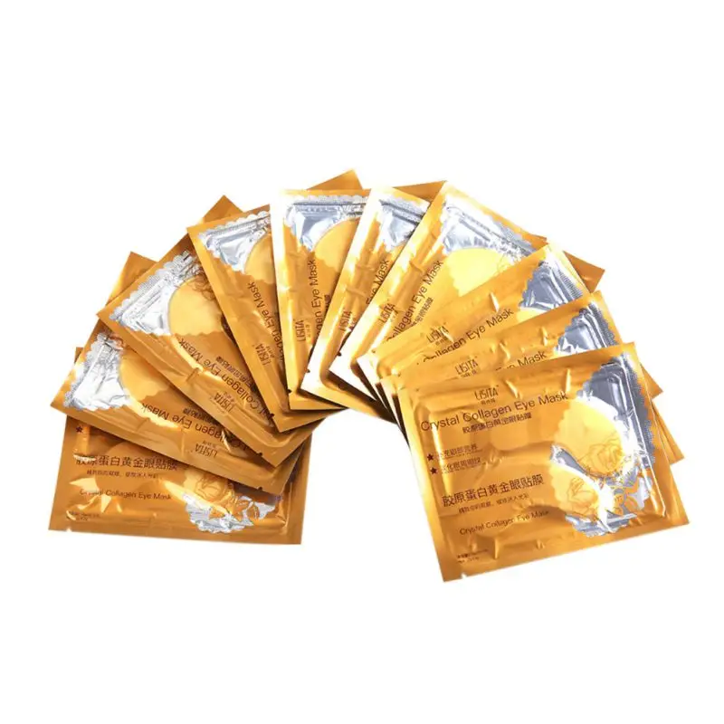 10pcs Gold Collagen Eye Mask Face Care Anti Aging Eye Bags Dark Circles Moisturizing Skin Care
10pcs Gold Collagen Eye Mask Face Care Anti Aging Eye Bags Dark Circles Moisturizing Skin Care