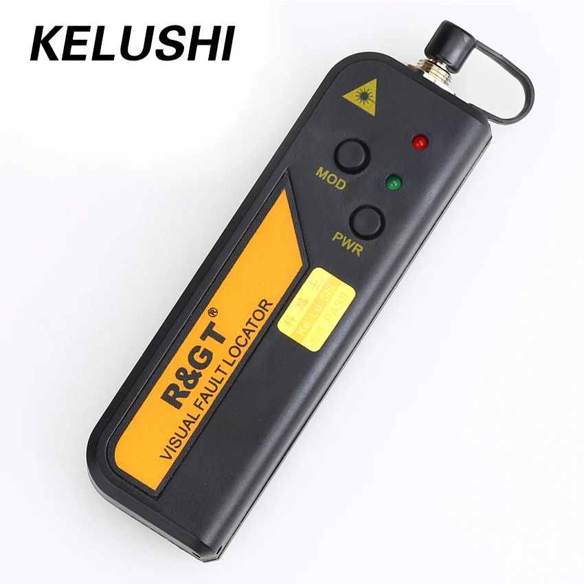 KELUSHI 10mw FTTH Mini Type Fiber Optic Visual Fault Locator Red Laser Tester Testing Tool with 2.5mm connecter(SC/FC/ST)
KELUSHI 10mw FTTH Mini Type Fiber Optic Visual Fault Locator Red Laser Tester Testing Tool with 2.5mm connecter(SC/FC/ST)