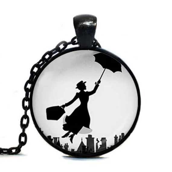 Mary Poppins Pendant Necklace classical movie chain Jewelry womens mens gift vintage antique charms necklaces lady umbrella fly
Mary Poppins Pendant Necklace classical movie chain Jewelry womens mens gift vintage antique charms necklaces lady umbrella fly