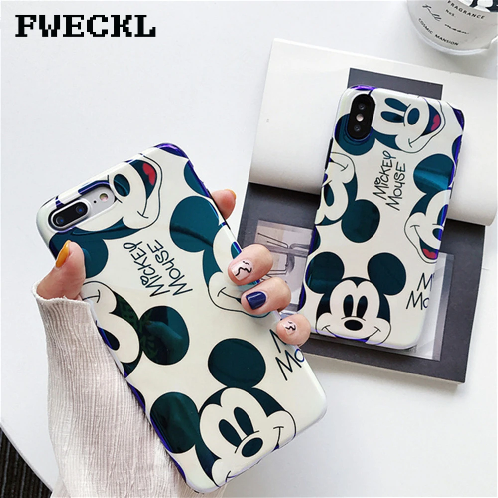 Phone Case For iPhone 7 8 Plus Mickey Mouse Cartoon Hero Electroplate Blue Light Soft IMD Back Cover For iPhone X 6 6S Plus Capa
Phone Case For iPhone 7 8 Plus Mickey Mouse Cartoon Hero Electroplate Blue Light Soft IMD Back Cover For iPhone X 6 6S Plus Capa