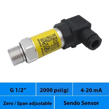 pressure transmitter 4 to 20mA, gauge pressure 0 2000 psi, 12 to 36 v supply, g 1 2 inch process connection, 2 wire, ip 65 grade
pressure transmitter 4 to 20mA, gauge pressure 0 2000 psi, 12 to 36 v supply, g 1 2 inch process connection, 2 wire, ip 65 grade