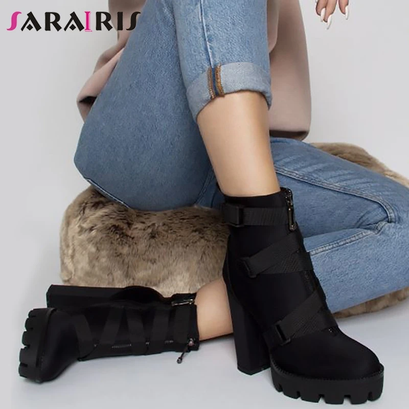SARAIRIS High Heel 4 CM Platform Height Ankle Women Sexy Boots Pointed Toe 15 CM Chunky Heels Shoe Boot Ladies Shoes
SARAIRIS High Heel 4 CM Platform Height Ankle Women Sexy Boots Pointed Toe 15 CM Chunky Heels Shoe Boot Ladies Shoes