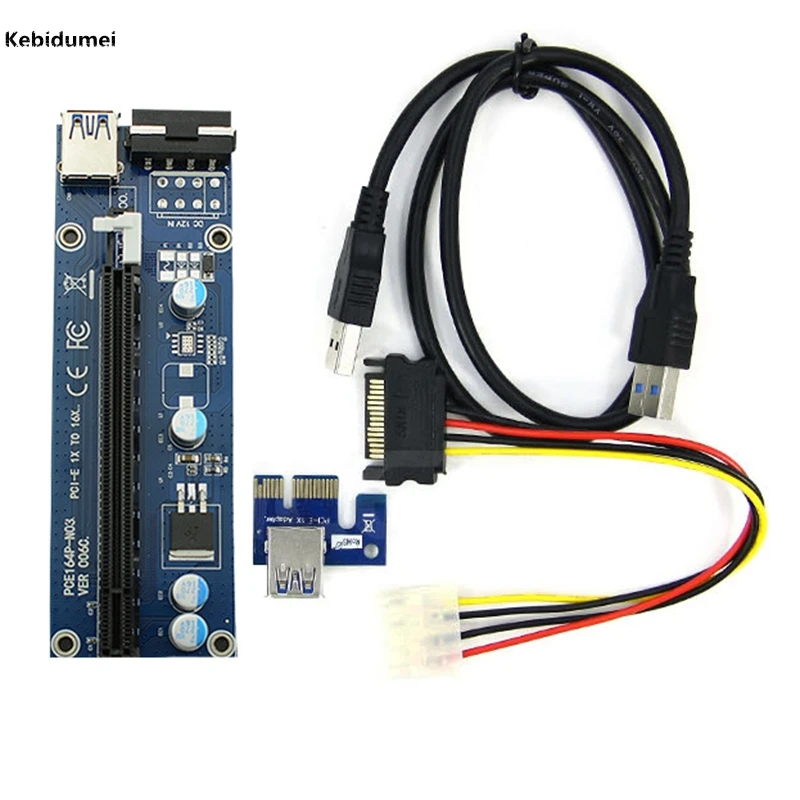PCI-E PCI E Express 1X to 16X Riser Card USB 3.0 Extender Cable with 4Pin Molex Power Supply For Bitcoin Litecoin Miner
PCI-E PCI E Express 1X to 16X Riser Card USB 3.0 Extender Cable with 4Pin Molex Power Supply For Bitcoin Litecoin Miner