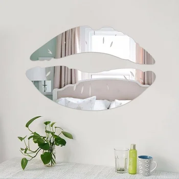 Modern Morning Kissing Lips Wall Mirror Stickers Bedroom Art Decals Home Decor Decoration 
Modern Morning Kissing Lips Wall Mirror Stickers Bedroom Art Decals Home Decor Decoration