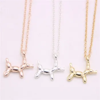 Lovely animal element balloon pendant necklace Balloon dog pendant necklace designed for women
Lovely animal element balloon pendant necklace Balloon dog pendant necklace designed for women
