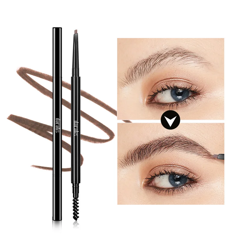 Double Ended Eyebrow Pencil Waterproof Long Lasting No Blooming Rotatable Triangle Eye Brow Tatoo Pen Black Brown Eyebrow Beauty
Double Ended Eyebrow Pencil Waterproof Long Lasting No Blooming Rotatable Triangle Eye Brow Tatoo Pen Black Brown Eyebrow Beauty