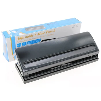 6 Holes Paper Puncher, Adjustable Stainless Steel Desktop Hole Punch, 6 Sheets Capacities
6 Holes Paper Puncher, Adjustable Stainless Steel Desktop Hole Punch, 6 Sheets Capacities
