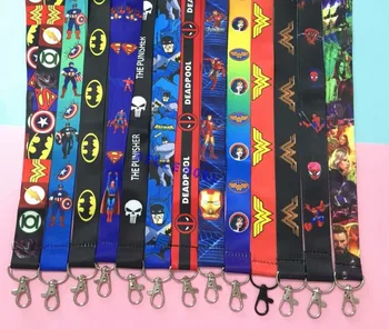 100Pcs Popular Cartoon avengers spiderman, batman Neck Straps Lanyards ID Card,Key Condole belt Mixed M0626
100Pcs Popular Cartoon avengers spiderman, batman Neck Straps Lanyards ID Card,Key Condole belt Mixed M0626