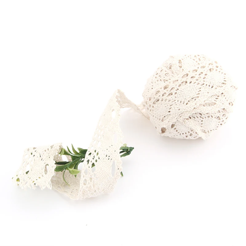 New 4 CM Cream-Colored Knitted 100% Cotton Thread Lace DIY Handmade Exclusive For Cloth Dress 10 M/Lot HB-1-3
New 4 CM Cream-Colored Knitted 100% Cotton Thread Lace DIY Handmade Exclusive For Cloth Dress 10 M/Lot HB-1-3
