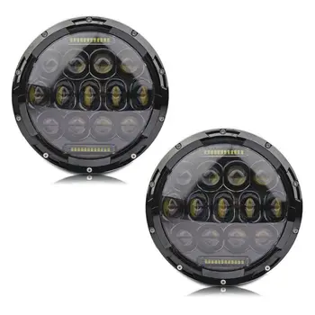 7inch 75W LED Headlights with DRL Hi-Lo Beam for Jeep Wrangler Unlimited JK 2/4 Door TJ LJ CJ Hummer H1 H2
7inch 75W LED Headlights with DRL Hi-Lo Beam for Jeep Wrangler Unlimited JK 2/4 Door TJ LJ CJ Hummer H1 H2