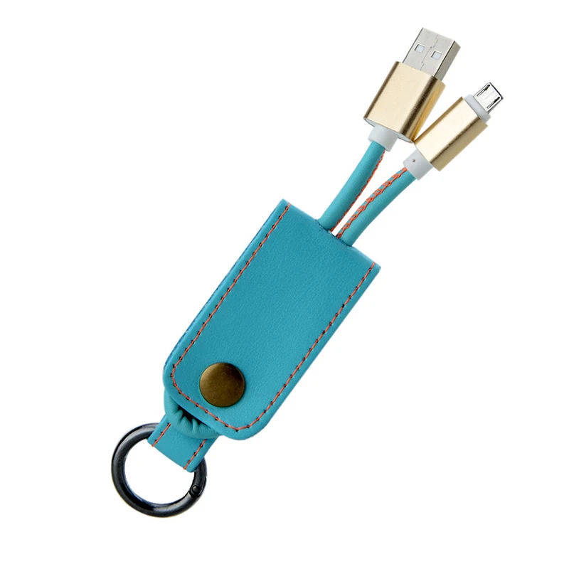 Micro USB Cable Keychain PU Leather Keyring Phone Charging Cord for Android Phones -Shopping ND998
Micro USB Cable Keychain PU Leather Keyring Phone Charging Cord for Android Phones -Shopping ND998