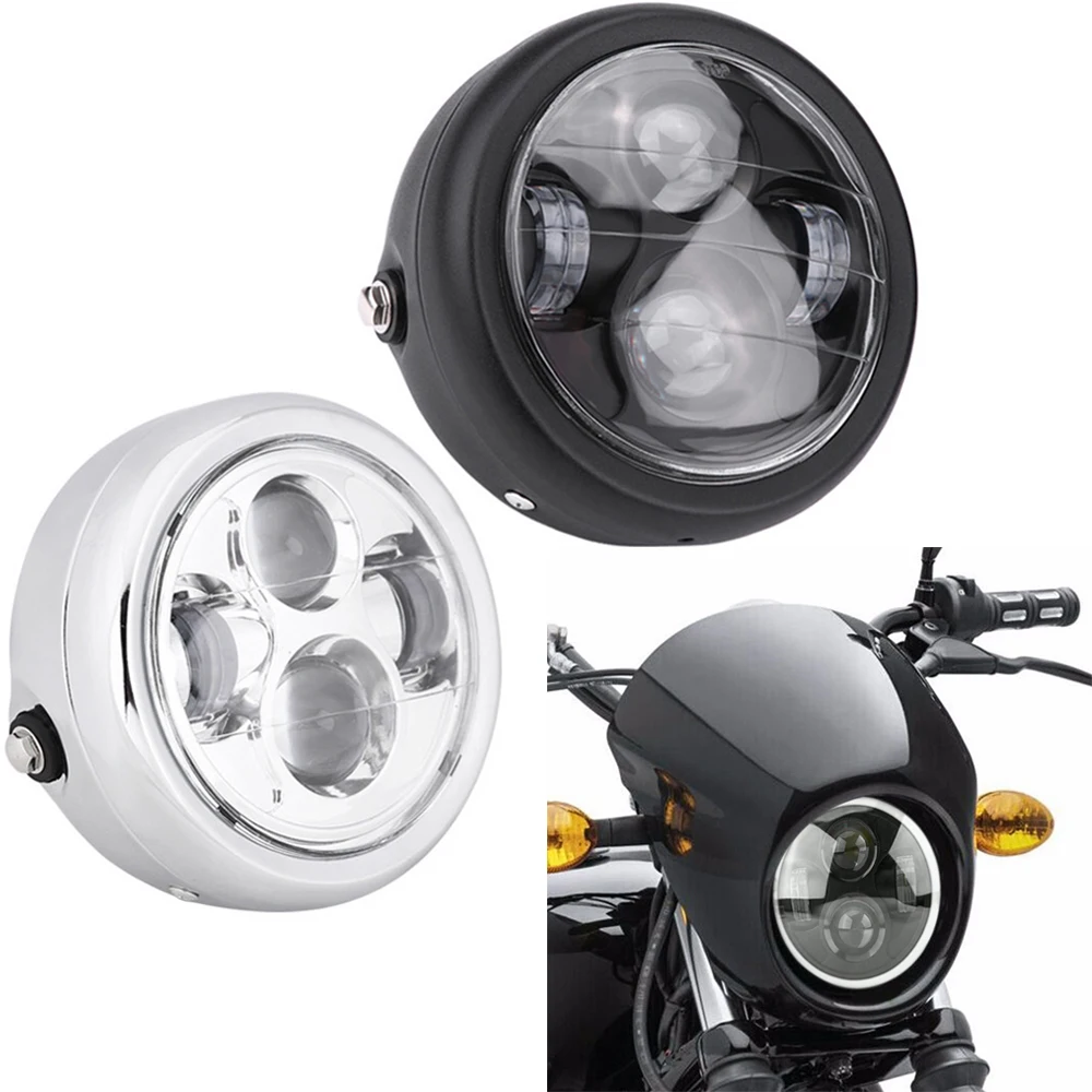 6.5" Motorcycle LED Headlight HeadLamp Bulb for Honda Yamaha Kawasaki Cruiser Chopper Motorbikes
6.5" Motorcycle LED Headlight HeadLamp Bulb for Honda Yamaha Kawasaki Cruiser Chopper Motorbikes