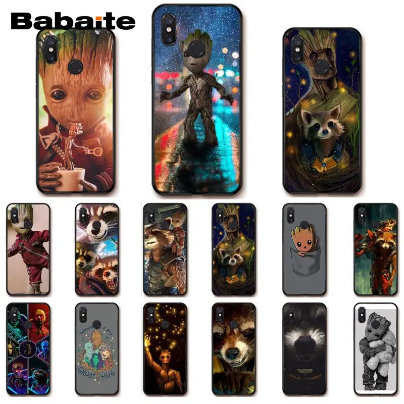 Babaite Guardian Rocket Raccoon Groot Treeman Phone Case for Xiaomi MiA1 A2 lite F1 Redmi 6A 4X 5Plus S2 Note7 Redmi Note4
Babaite Guardian Rocket Raccoon Groot Treeman Phone Case for Xiaomi MiA1 A2 lite F1 Redmi 6A 4X 5Plus S2 Note7 Redmi Note4