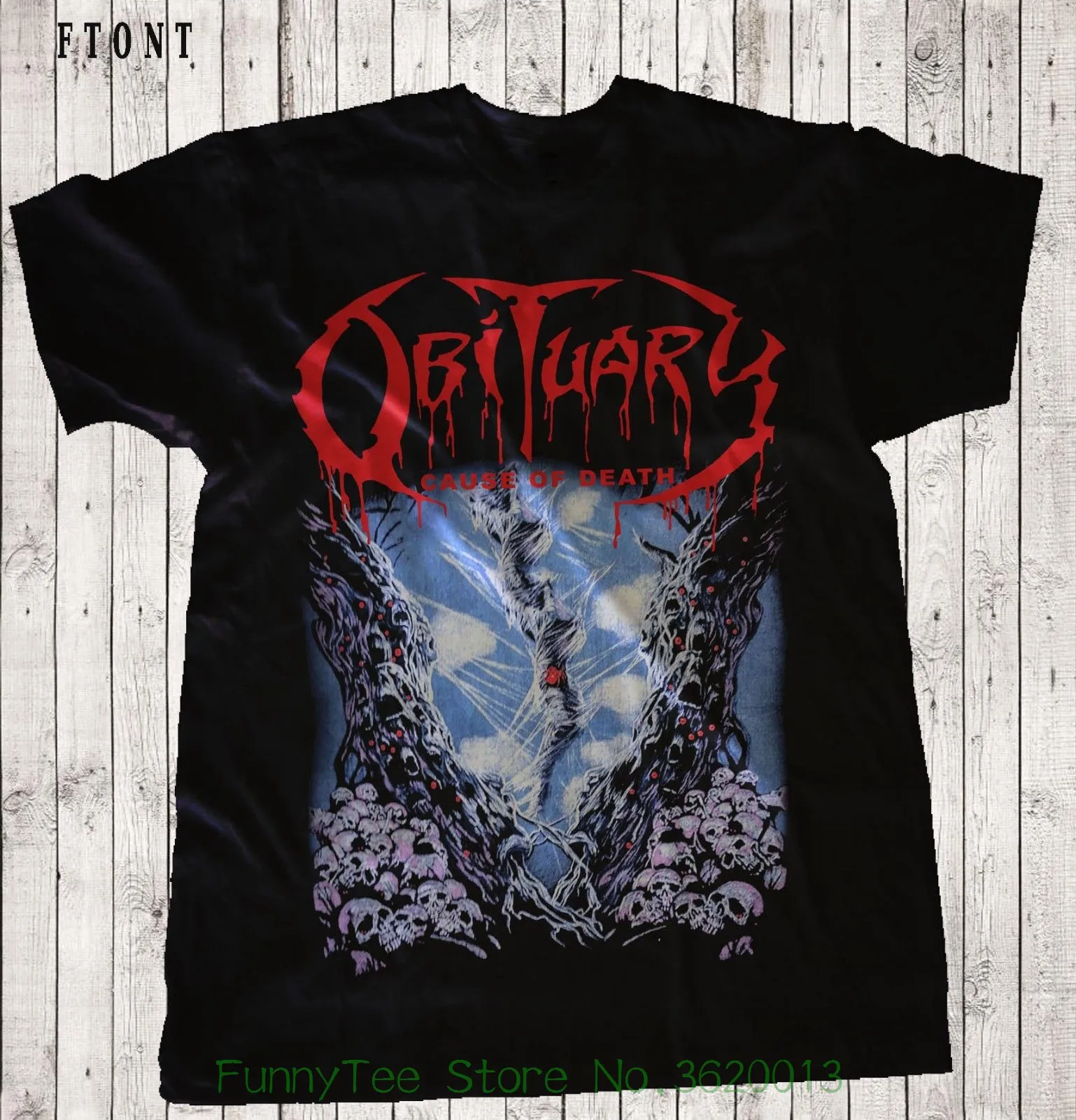 Obituary - cause Of Death - death Metal - deicide - Slim Death , T _ Shirt - sizes Cartoon S To 7xl
Obituary - cause Of Death - death Metal - deicide - Slim Death , T _ Shirt - sizes Cartoon S To 7xl