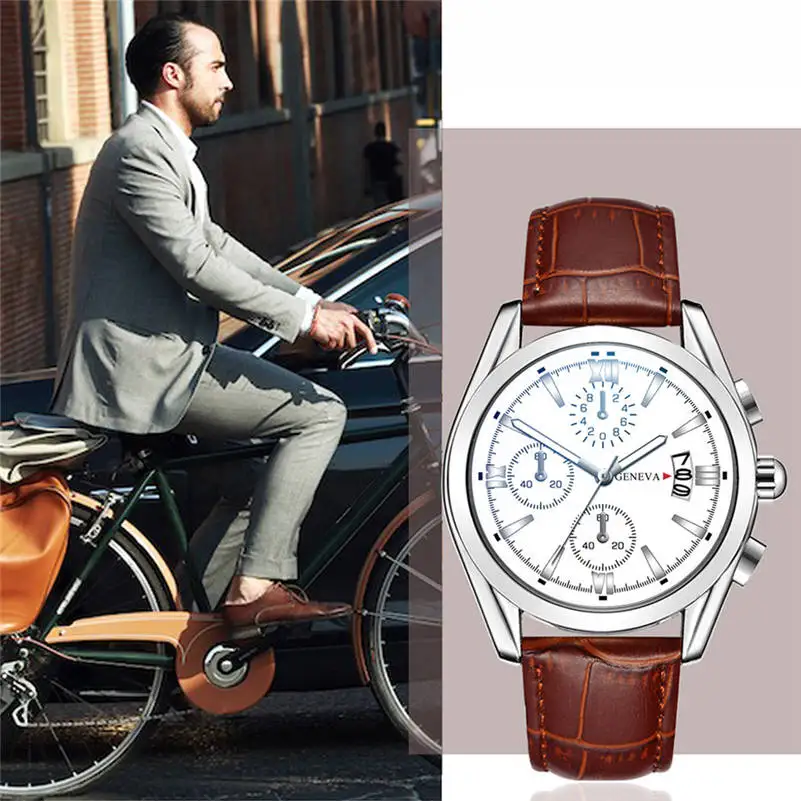 GENENA Mens Watches Fashion Watch For Men 2019 Men Sport Watches Leather Casual reloj hombre erkek kol saati Reloj Masculino CC4
GENENA Mens Watches Fashion Watch For Men 2019 Men Sport Watches Leather Casual reloj hombre erkek kol saati Reloj Masculino CC4