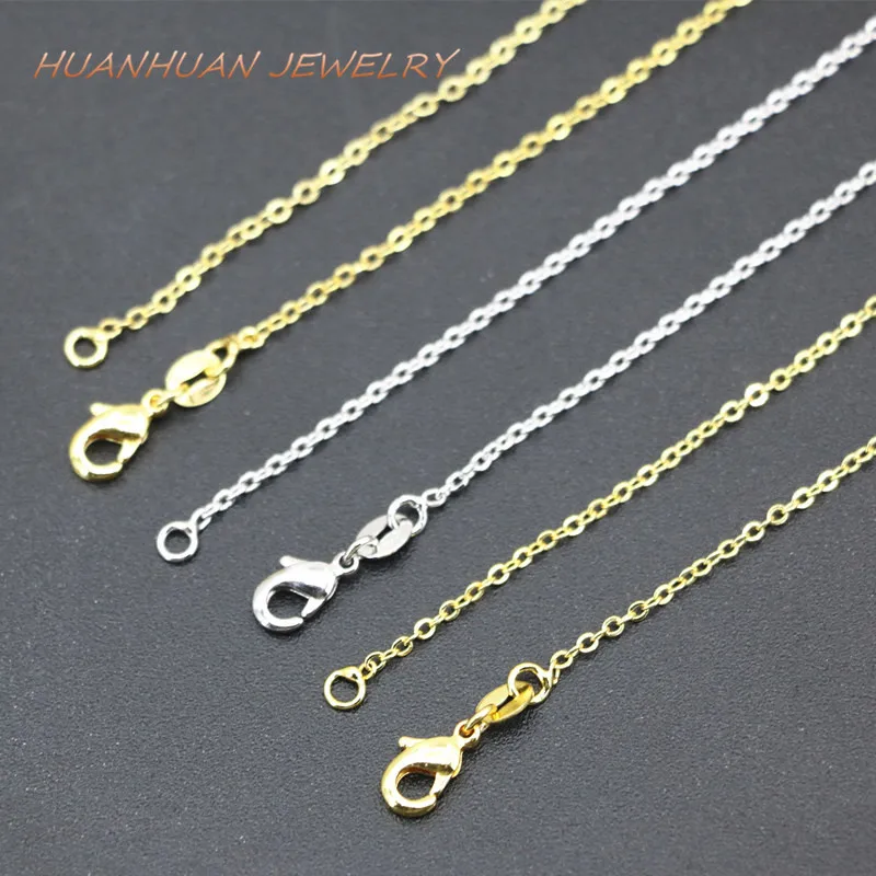 New Trendy Copper Stainless Steel Necklace Link Chain For Women 0.2x1.5mm Chokers Chains Lady Party Dating Jewelry 18inch B3371 
New Trendy Copper Stainless Steel Necklace Link Chain For Women 0.2x1.5mm Chokers Chains Lady Party Dating Jewelry 18inch B3371