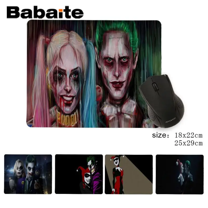 Babaite Beautiful Anime Harley Quinn Joker Computer Gaming Mousemats Personality Customized High Quality Mouse pad
Babaite Beautiful Anime Harley Quinn Joker Computer Gaming Mousemats Personality Customized High Quality Mouse pad