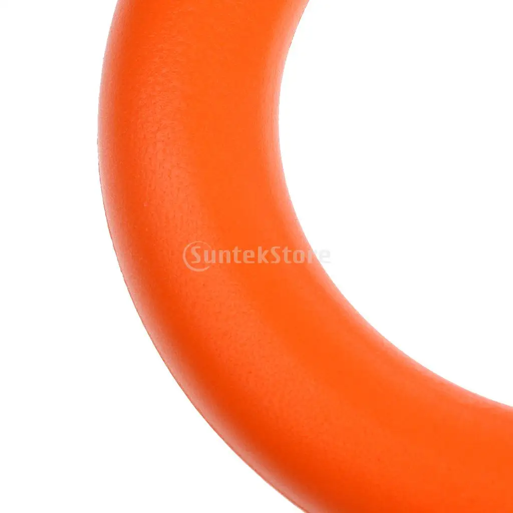 Rubber Emergency Floating Ring Buoy Bracelet Buckle Orange for Life Saving Rope Water Rescue Swimming Diving Boating Fishing