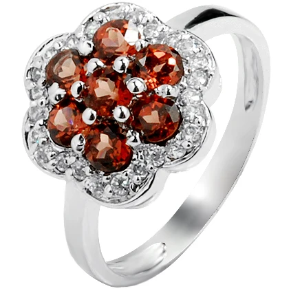 Natural Red Garnet Ring 925 Sterling silver Woman Cluster ring Crystal Jewelry fashion Elegant birthstone Gift Handmade sr0026g
Natural Red Garnet Ring 925 Sterling silver Woman Cluster ring Crystal Jewelry fashion Elegant birthstone Gift Handmade sr0026g