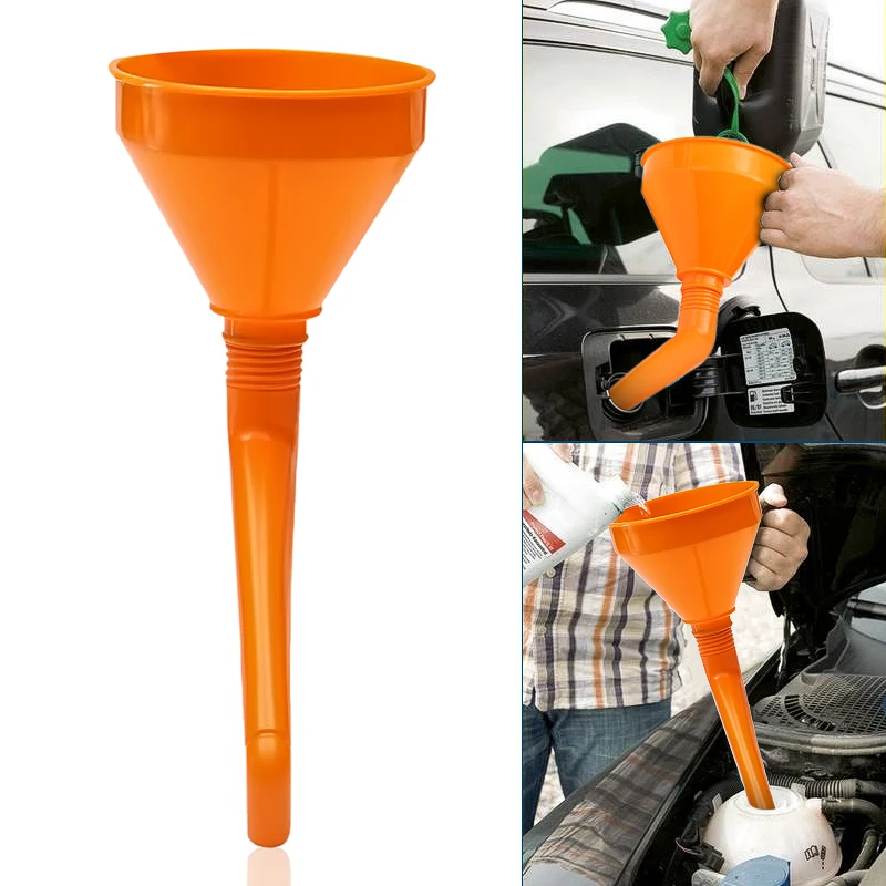 Motorcycle Car Flexible Funnel 2 in1 Can Spout For Oil Water Car Fuel Petrol Kit Universal Car Motorcycle Plastic Filling Funnel
Motorcycle Car Flexible Funnel 2 in1 Can Spout For Oil Water Car Fuel Petrol Kit Universal Car Motorcycle Plastic Filling Funnel