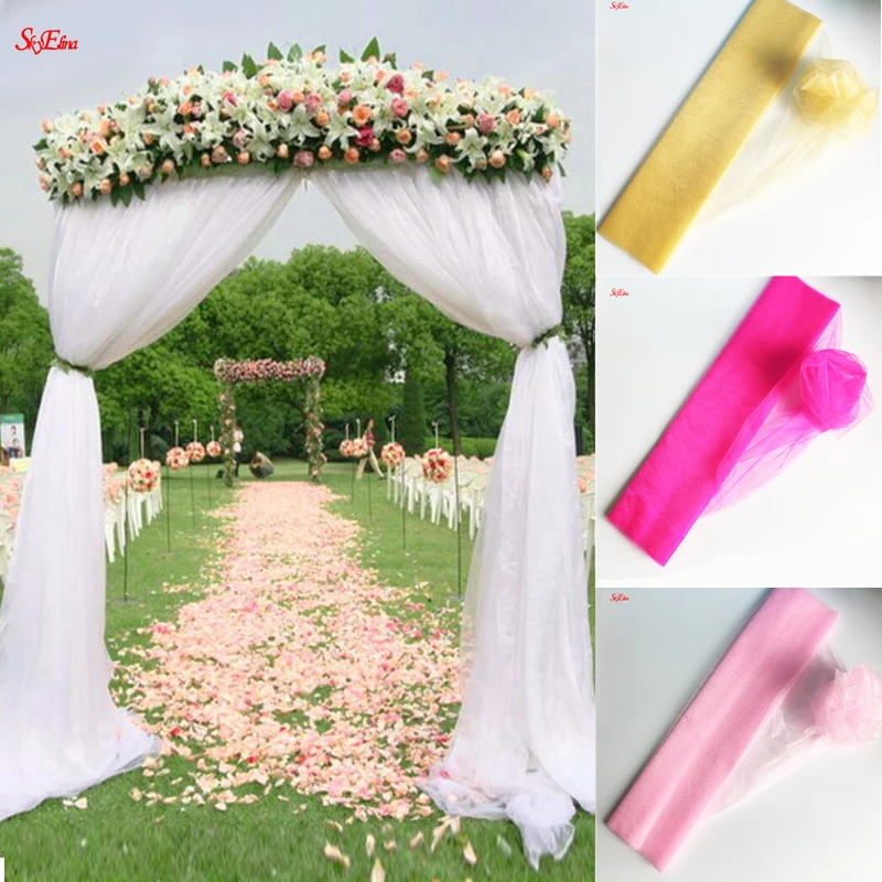 0.48**5m Colorful Tissue Tulle Roll Spool Craft Wedding Party Decoration Table Runner Organza Gauze Chair Sashes Bow Fabric 6Z
0.48**5m Colorful Tissue Tulle Roll Spool Craft Wedding Party Decoration Table Runner Organza Gauze Chair Sashes Bow Fabric 6Z
