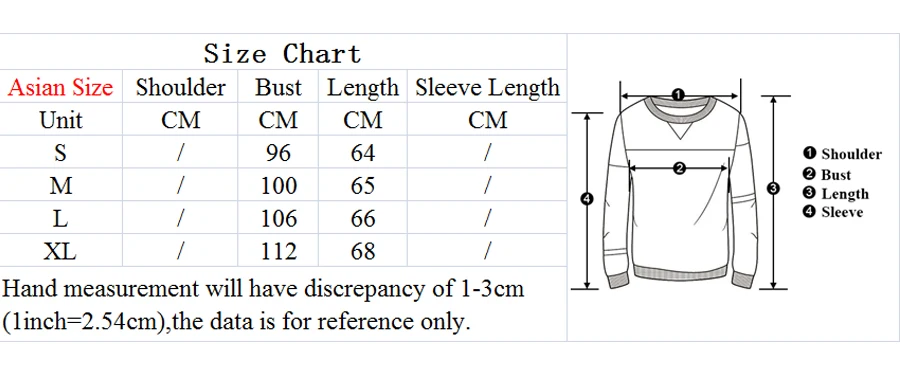 Hoodie Us Size Chart