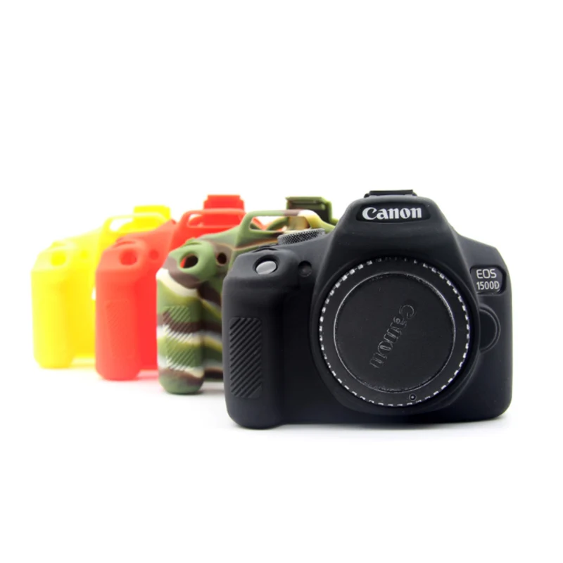 Silicone Camera Case bag for Canon EOS 1500D 1300D 2000D Rebel T6 Kiss X80 Rubber Camera Cover Skin DSLR Shell
Silicone Camera Case bag for Canon EOS 1500D 1300D 2000D Rebel T6 Kiss X80 Rubber Camera Cover Skin DSLR Shell