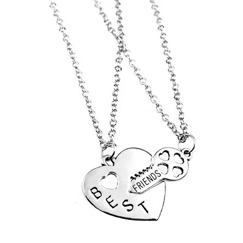 2Pcs Women's Fashion Hollow Heart Key Best Friends Pendants Necklaces Xmas Gift smt 263
2Pcs Women's Fashion Hollow Heart Key Best Friends Pendants Necklaces Xmas Gift smt 263