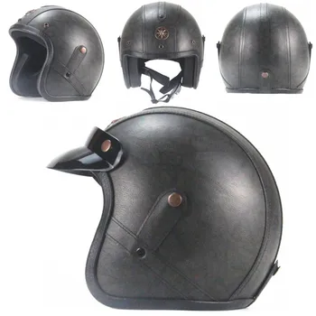 PU Leather Motocross Motorcycle Helmet Safety Caps Head Protection High-Density Outdoor Sports Cycling Helmets
PU Leather Motocross Motorcycle Helmet Safety Caps Head Protection High-Density Outdoor Sports Cycling Helmets