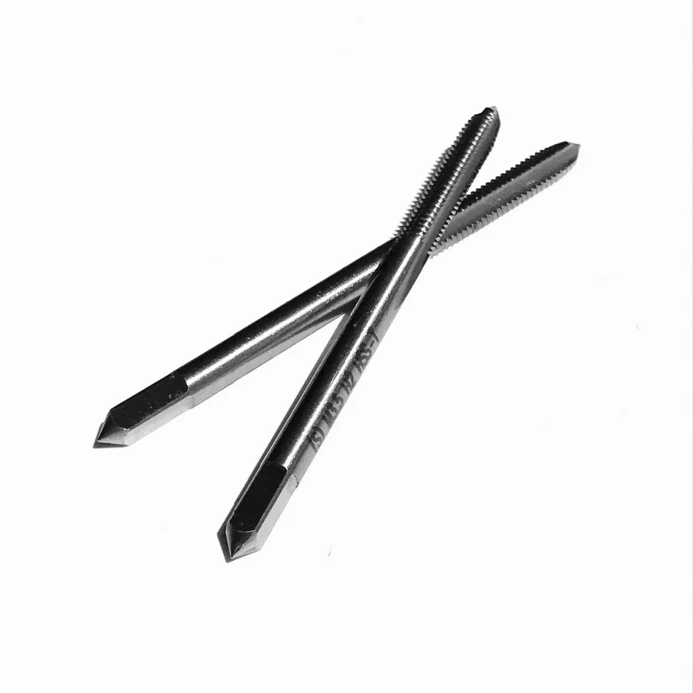 Free shipping of 2PCS HSS6542 made HSS tap M4*0.25/0.35/0.5/0.75/0.8/1.0mm straight flute Machine taps for metal threading
Free shipping of 2PCS HSS6542 made HSS tap M4*0.25/0.35/0.5/0.75/0.8/1.0mm straight flute Machine taps for metal threading