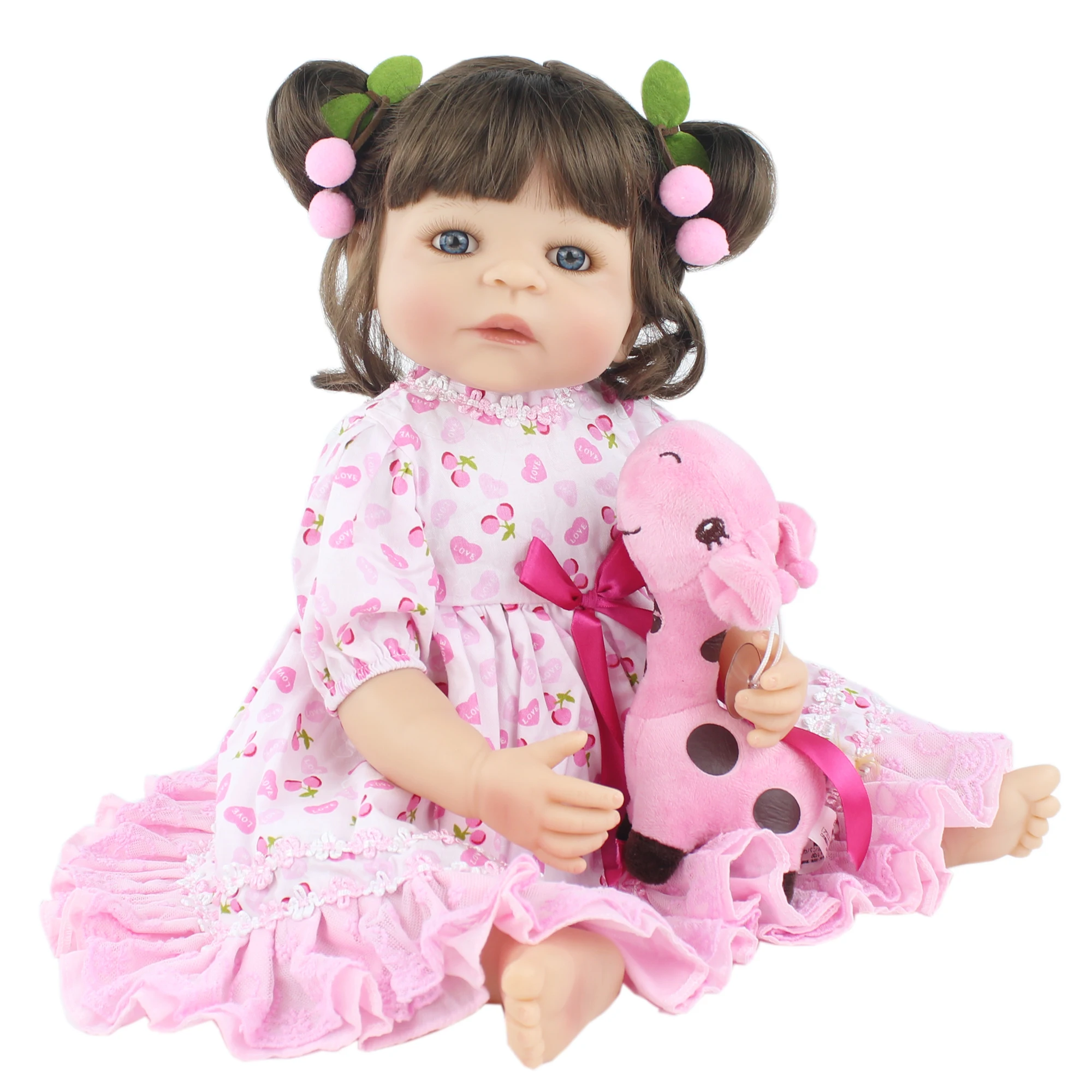 55cm Full Silicone Reborn Baby Doll Toy For Girl Newborn Princess Toddler Babies Realistic Classic Bathe Toy Kids Bebe Boneca
55cm Full Silicone Reborn Baby Doll Toy For Girl Newborn Princess Toddler Babies Realistic Classic Bathe Toy Kids Bebe Boneca