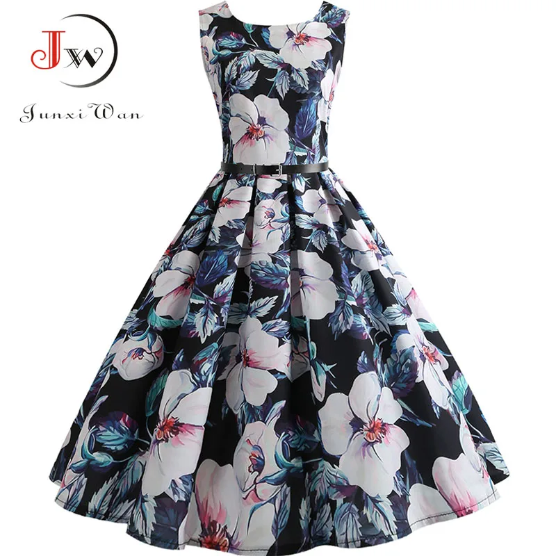 New Summer Retro Audrey Hepburn Women Dress Elegant Rockabilly Party Dresses Sexy Vestidos Floral Print Office Dress
New Summer Retro Audrey Hepburn Women Dress Elegant Rockabilly Party Dresses Sexy Vestidos Floral Print Office Dress