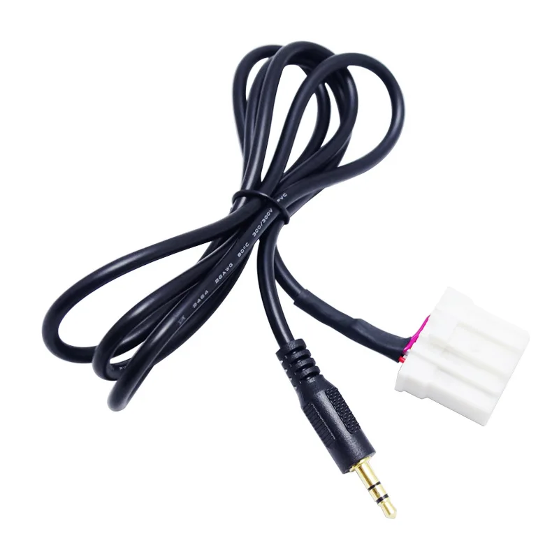 New DIY 3.5mm AUX Audio CD Male Interface Adapter Cable for Phone Music Player for Mazda 2 3 5 6 MX5 RX8 after 2006 CAS002 
New DIY 3.5mm AUX Audio CD Male Interface Adapter Cable for Phone Music Player for Mazda 2 3 5 6 MX5 RX8 after 2006 CAS002