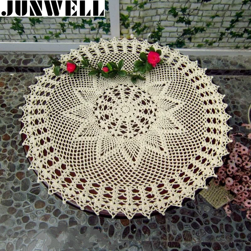 60CM RD Shabby Chic Vintage Crocheted Tablecloth Handmade Crochet Coasters Cotton Lace sofa cover
60CM RD Shabby Chic Vintage Crocheted Tablecloth Handmade Crochet Coasters Cotton Lace sofa cover