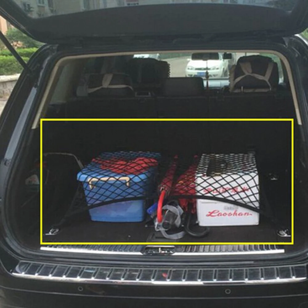 

Nylon Car Rear Cargo Net Trunk Storage Organizer Net For Nissan Teana X-Trail Qashqai Livina Tiida Sunny March Murano Geniss