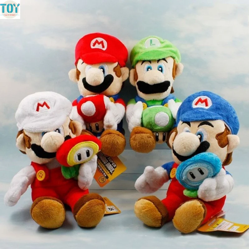 New Super Mario Mushroom Ice Flower Louis Luigi Mario Plush Doll Kids Toys Blue Red White Green Approx 7" Free Tracking
New Super Mario Mushroom Ice Flower Louis Luigi Mario Plush Doll Kids Toys Blue Red White Green Approx 7" Free Tracking