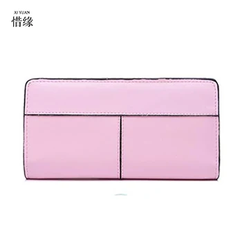 XIYUAN BRAND Women Wallets Black zipper Coin Purse Women's Wallet Genuine Leather Brand Woman Purse Promotion Card Holder pink
XIYUAN BRAND Women Wallets Black zipper Coin Purse Women's Wallet Genuine Leather Brand Woman Purse Promotion Card Holder pink