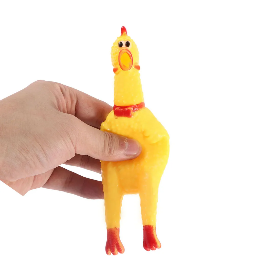 New 17cm Screaming Chicken Squeeze Sound Toy Pets Toy Product Dog Toys Shrilling Decompression Tool Funny Gadgets
New 17cm Screaming Chicken Squeeze Sound Toy Pets Toy Product Dog Toys Shrilling Decompression Tool Funny Gadgets