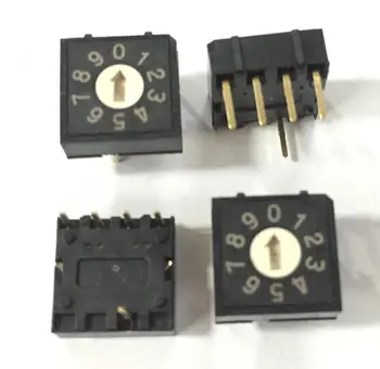 5PCS/LOT Taiwan DIP round RH4A-10R-V-B rotary dial switch 0-9/10 bit rotary encoding switch 4:1
5PCS/LOT Taiwan DIP round RH4A-10R-V-B rotary dial switch 0-9/10 bit rotary encoding switch 4:1