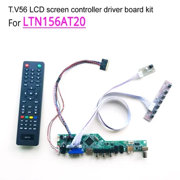 For LTN156AT20 laptop led lcd monitor T.V56 display controller driver card kit HDMI/VGA/AV/USB WLED LVDS 15.6" 40 pin 1366*768
For LTN156AT20 laptop led lcd monitor T.V56 display controller driver card kit HDMI/VGA/AV/USB WLED LVDS 15.6" 40 pin 1366*768