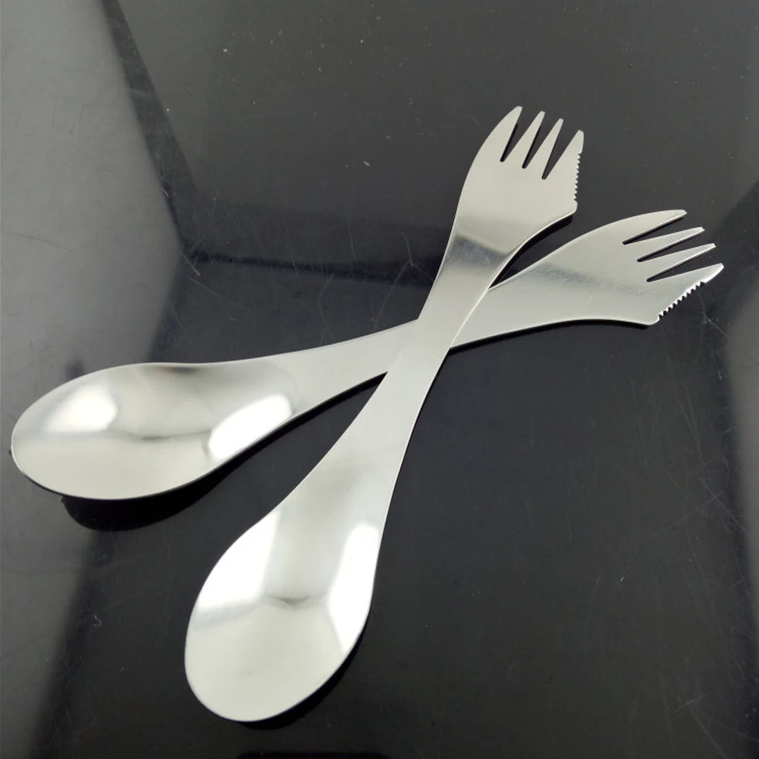 Practical Stainless Gadget Spork Spoon Fork Cutlery Utensil 3 in 1 Combo for Picnic Breakfast Lunch Outdoor Camping
Practical Stainless Gadget Spork Spoon Fork Cutlery Utensil 3 in 1 Combo for Picnic Breakfast Lunch Outdoor Camping